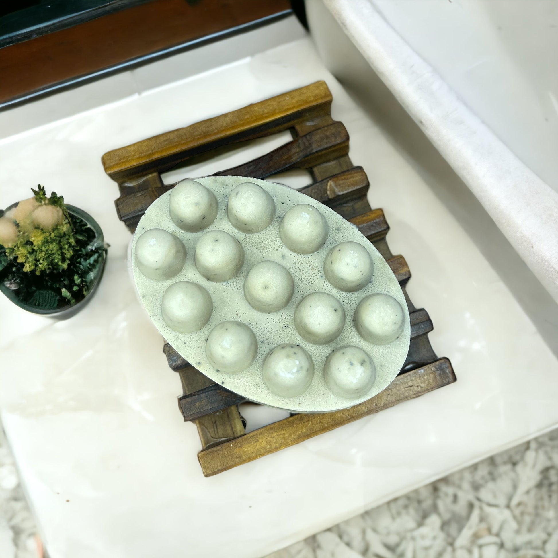 Eco-friendly soap holder for handmade bar soaps