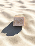 Cold brew inspired soap bar with invigorating aroma and exfoliation