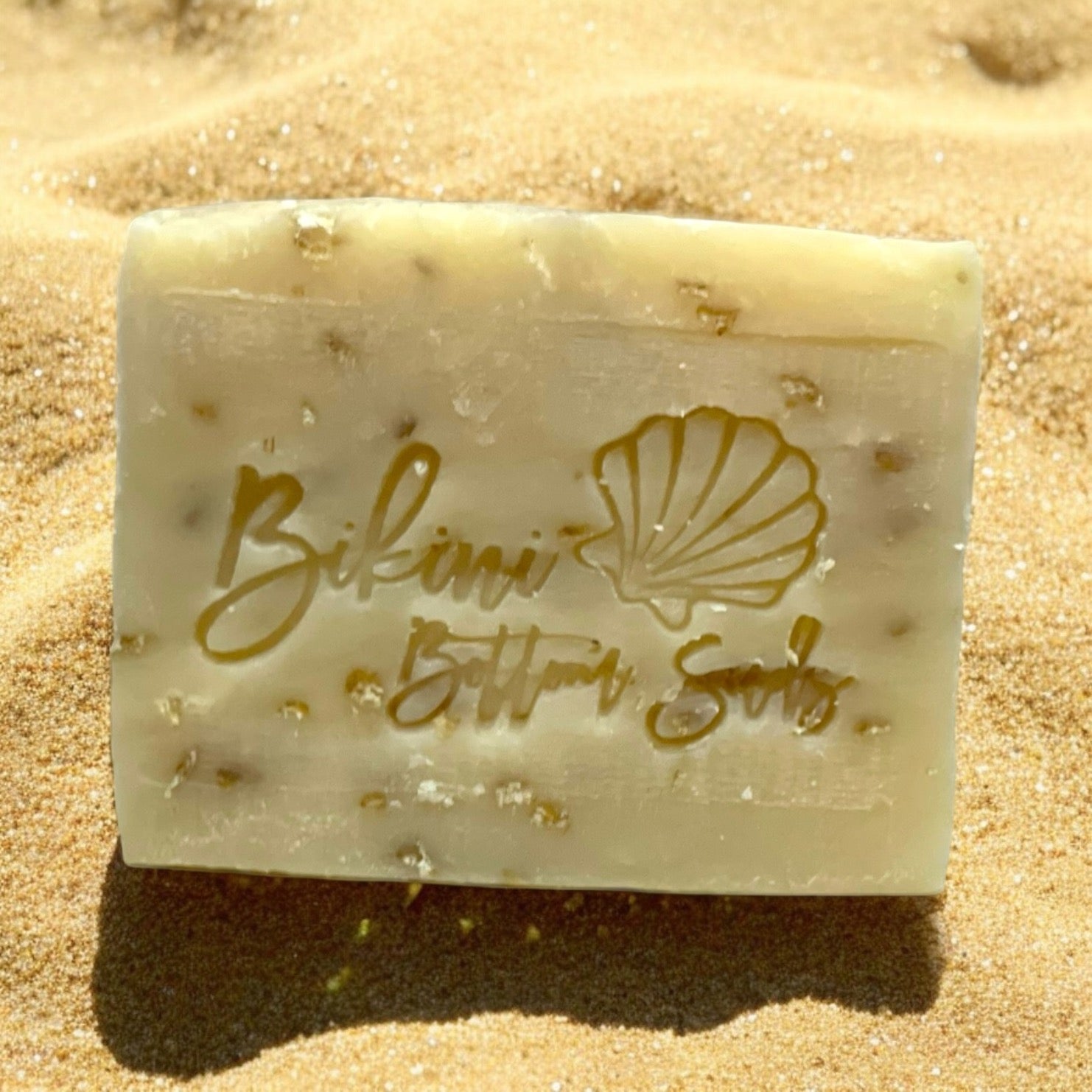 Fragrance-free natural goat milk soap with oatmeal and hemp oil