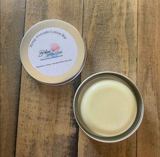 Travel-size moisturizing bar with rich plant-based ingredients