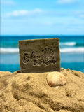 Eco-friendly handmade soap bar with organic oils and herbs