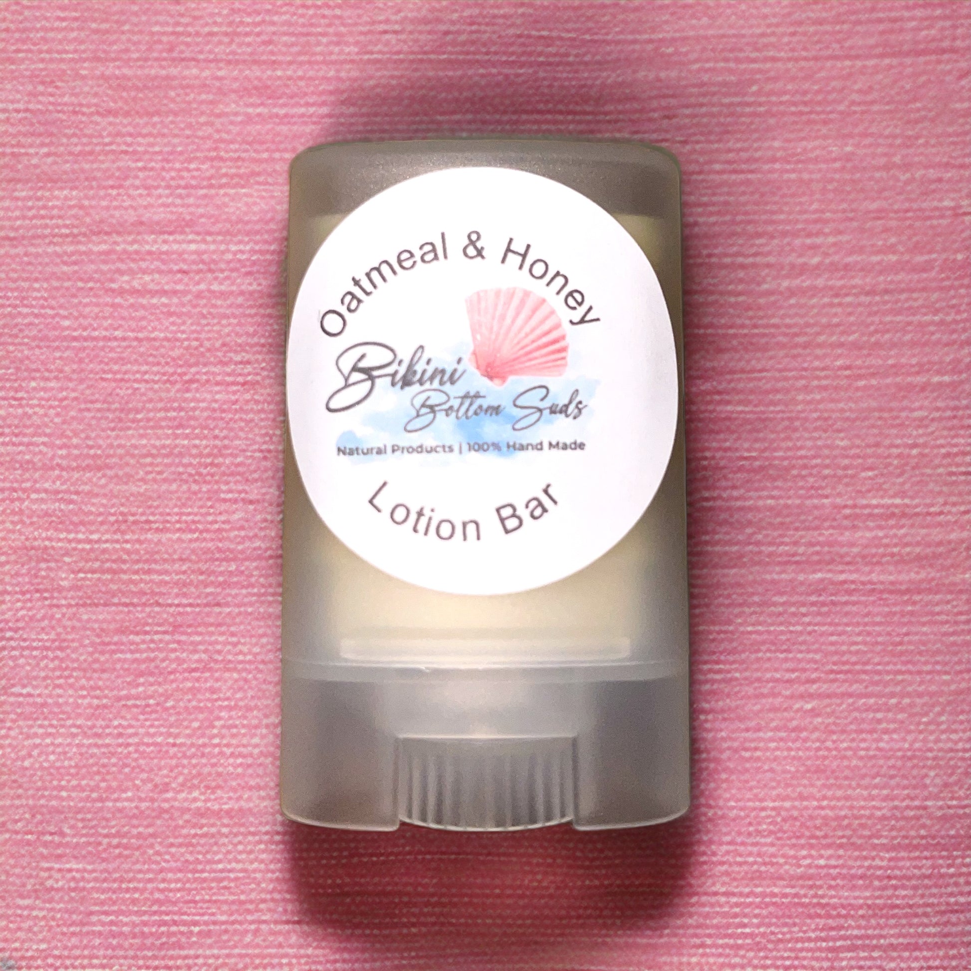 Oats and honey lotion bar for comforting and hydrating dry skin