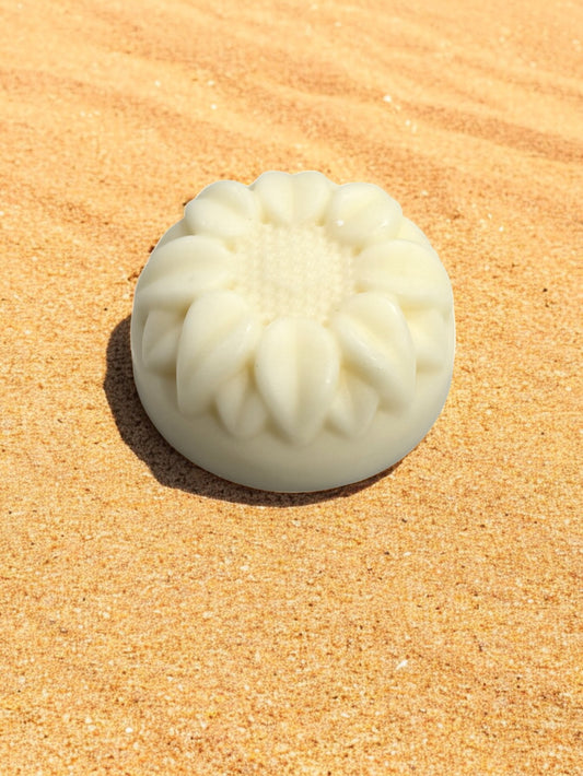 Plastic-free hair conditioner bar with mango and cocoa butter