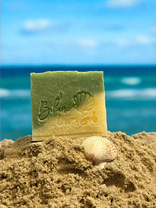 Vegan aloe vera cucumber melon soap bar for sensitive skin
