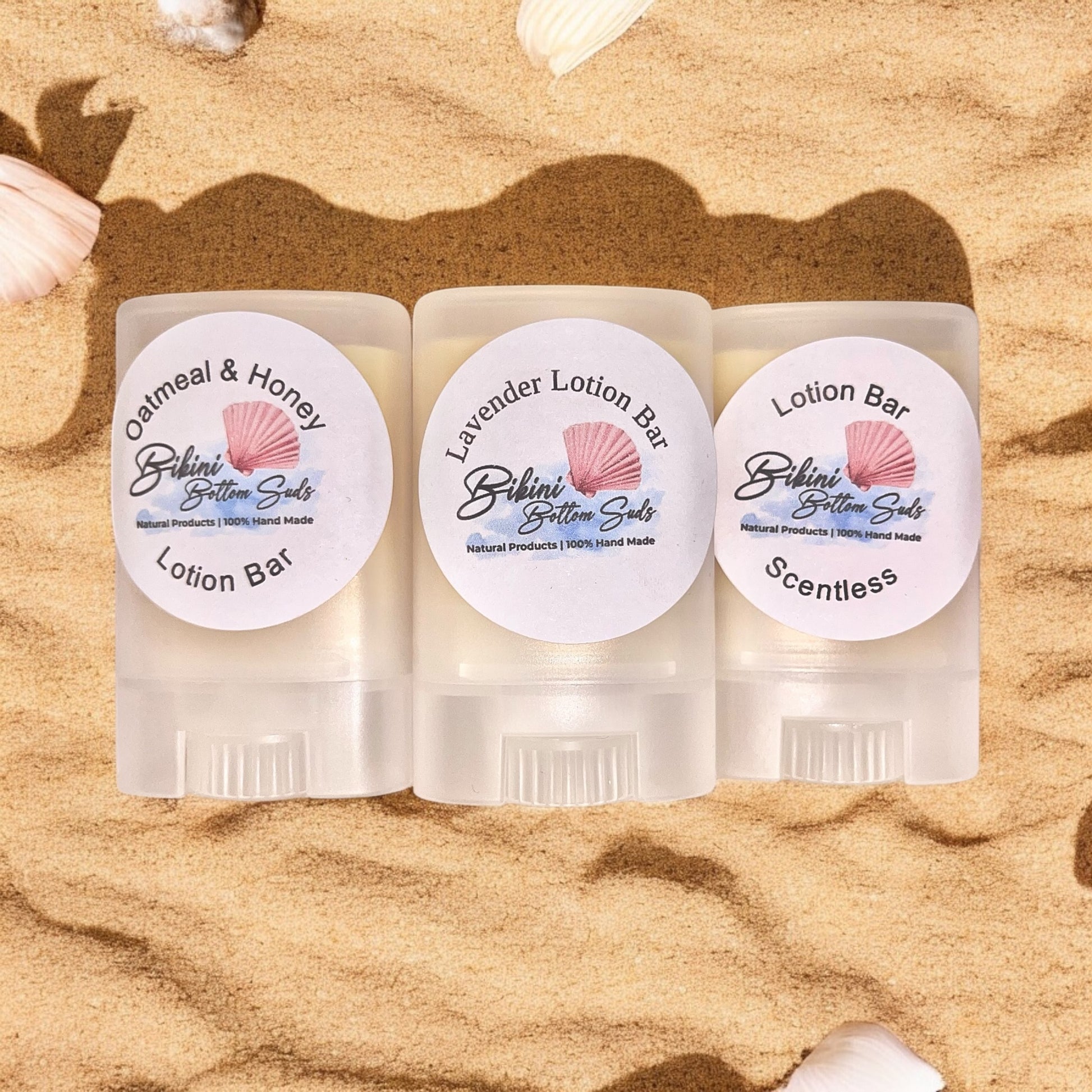 Eco-friendly unscented lotion bar for sensitive skin