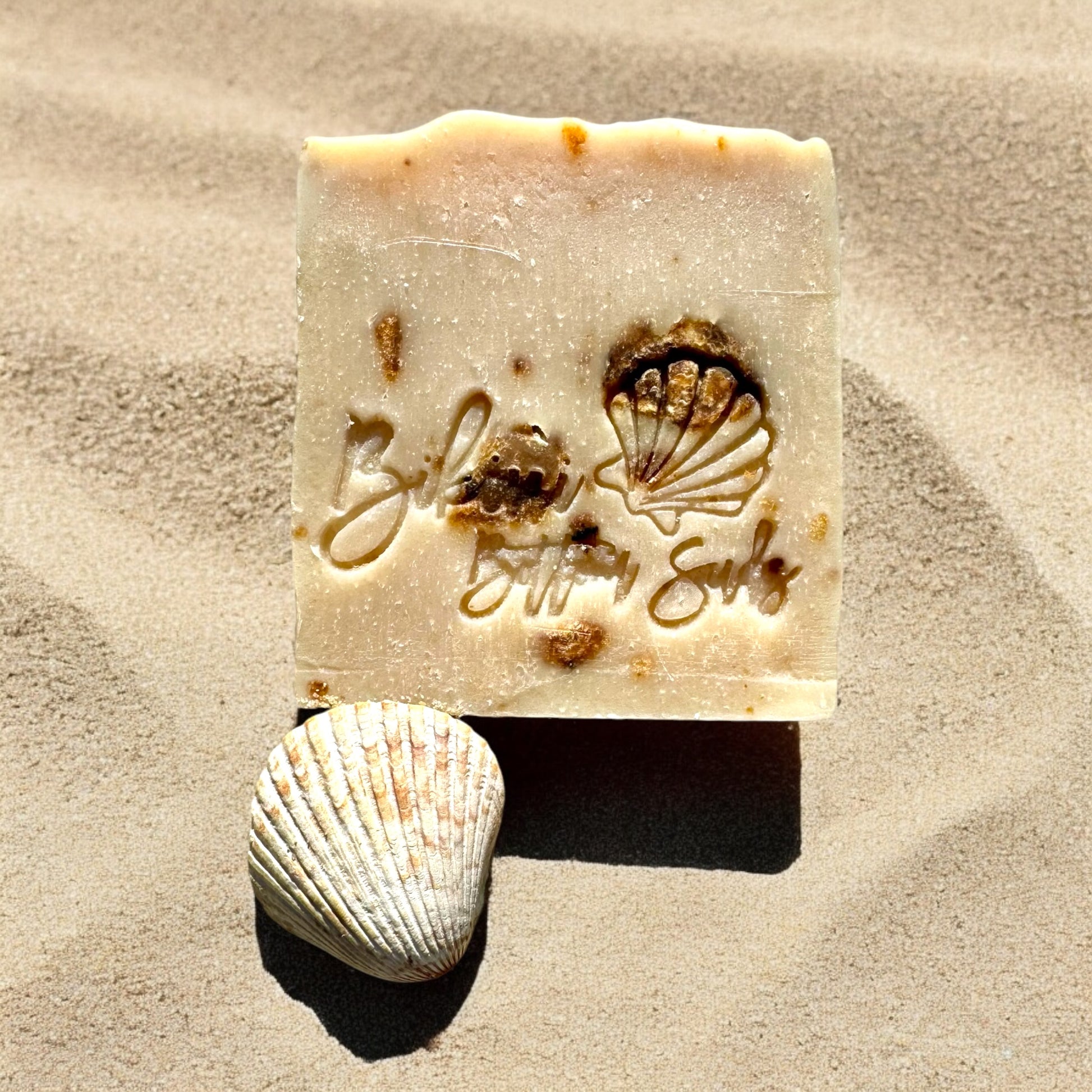 Handmade African black soap bar for acne-prone and textured skin
