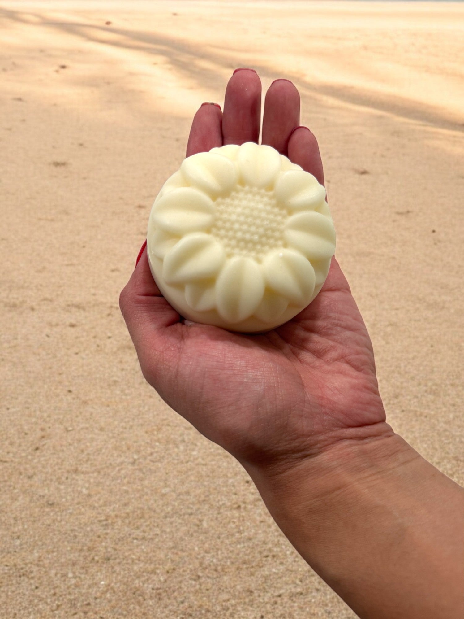 Handmade conditioner bar for softening and moisturizing hair