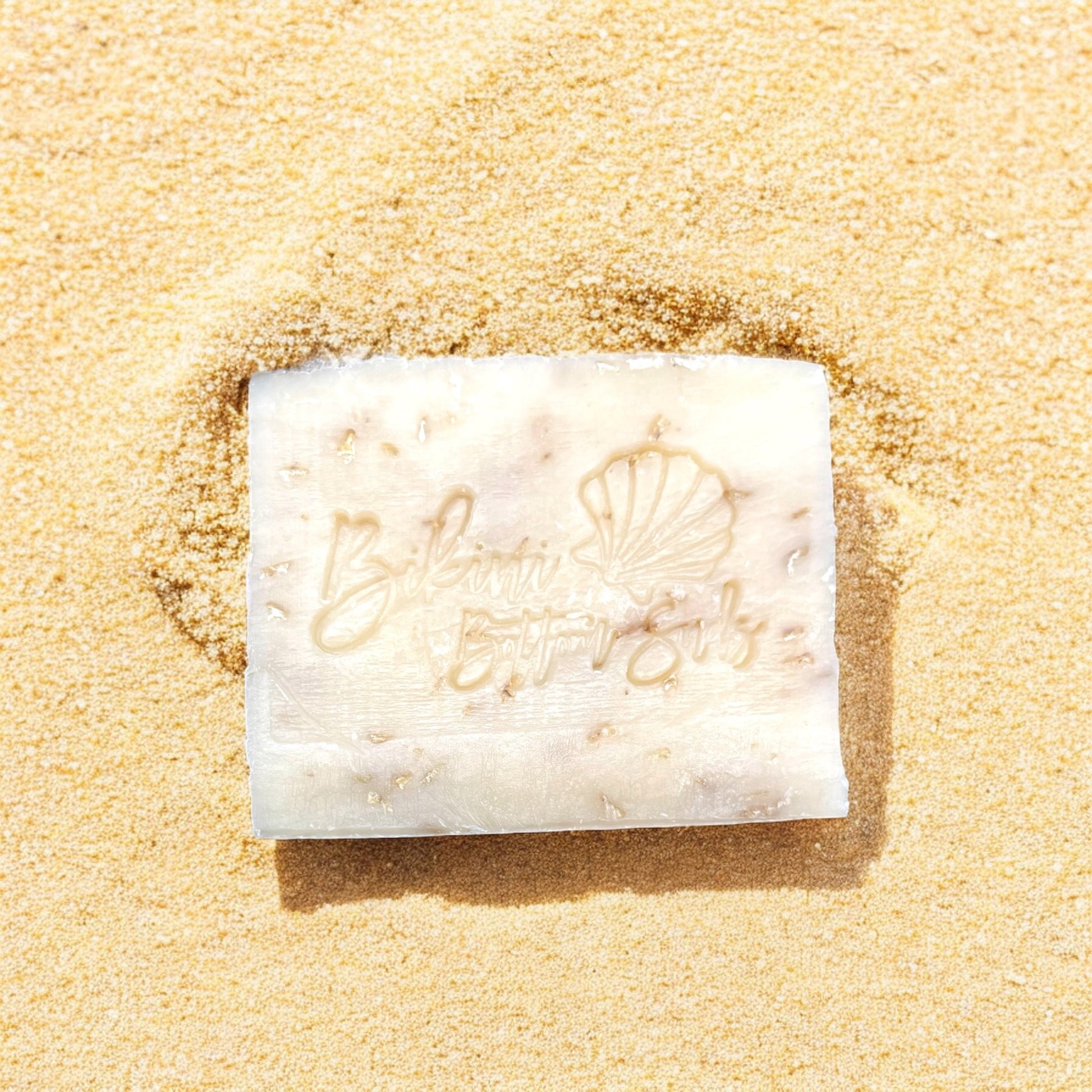 Fragrance-free natural goat milk soap with oatmeal and hemp oil