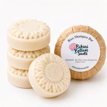 Rice Water Shampoo Bar – Natural Hair Growth & Strengthening Cleanser