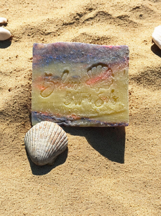 Bright and refreshing orange lemongrass soap bar for daily use