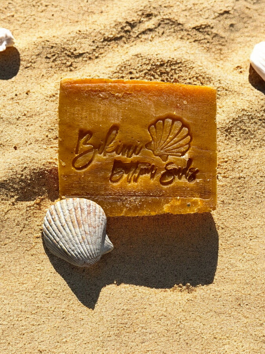 Handmade turmeric and papaya soap for radiant glowing skin