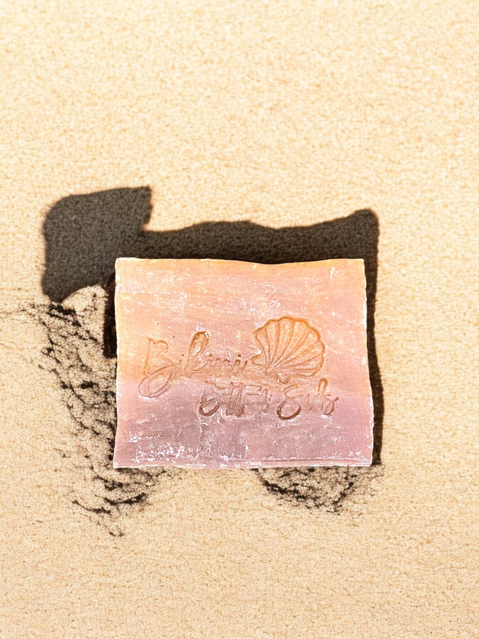 Natural brightening soap bar with papaya, mango extract, and turmeric